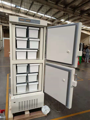 12 Drawers Minus 25 Degrees Laboratory Deep Freezer With Two Independent Chambers