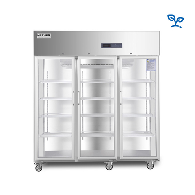 Heating Glass Doors Stainless Steel 304 Pharmacy Medical Refrigerator Used In Hospital Lab