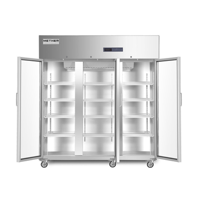 Heating Glass Doors Stainless Steel 304 Pharmacy Medical Refrigerator Used In Hospital Lab