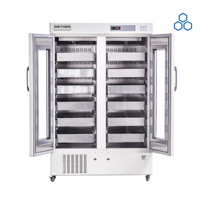 1008 Liters Capacity Medical Blood Bank Refrigerator 576 Bags Of Blood Storage