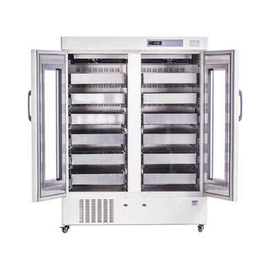 1008L Large Capacity Forced Air Cooling R134a Blood Storage Refrigerator Stainless Steel Interior