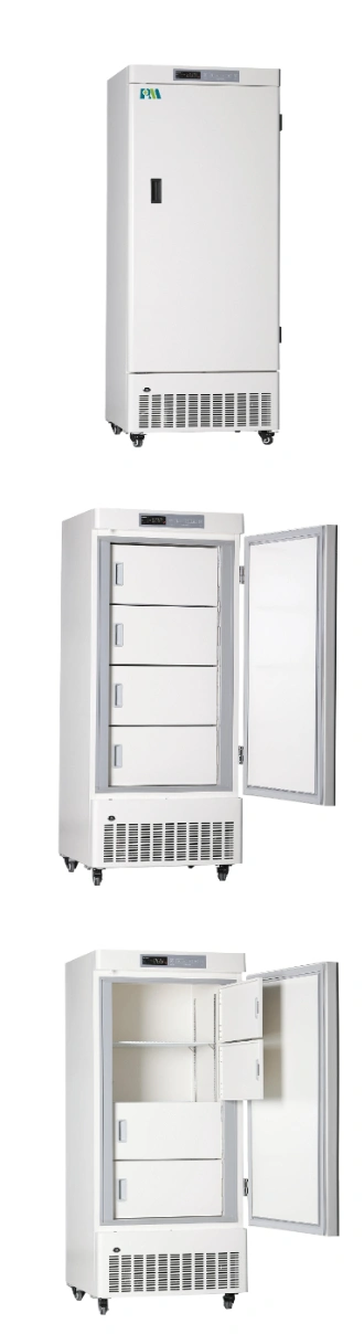 Energy Saving -25 Degrees 268 Liters Upright Medical Deep Freezer with Multi Layer