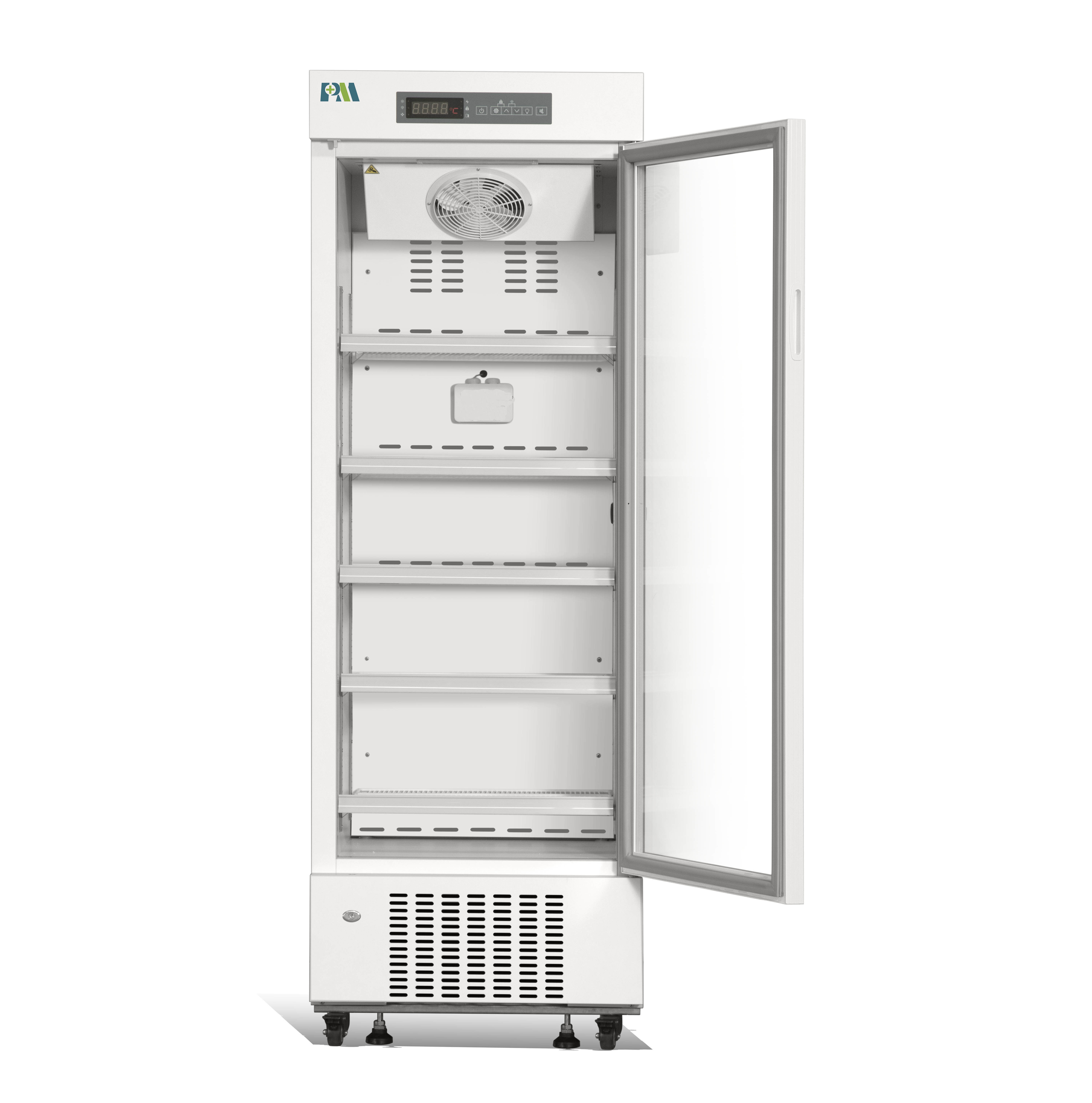 Upright Pharmacy Medical Refrigerator , Drugs Vaccine Storage Refrigerator Freezer