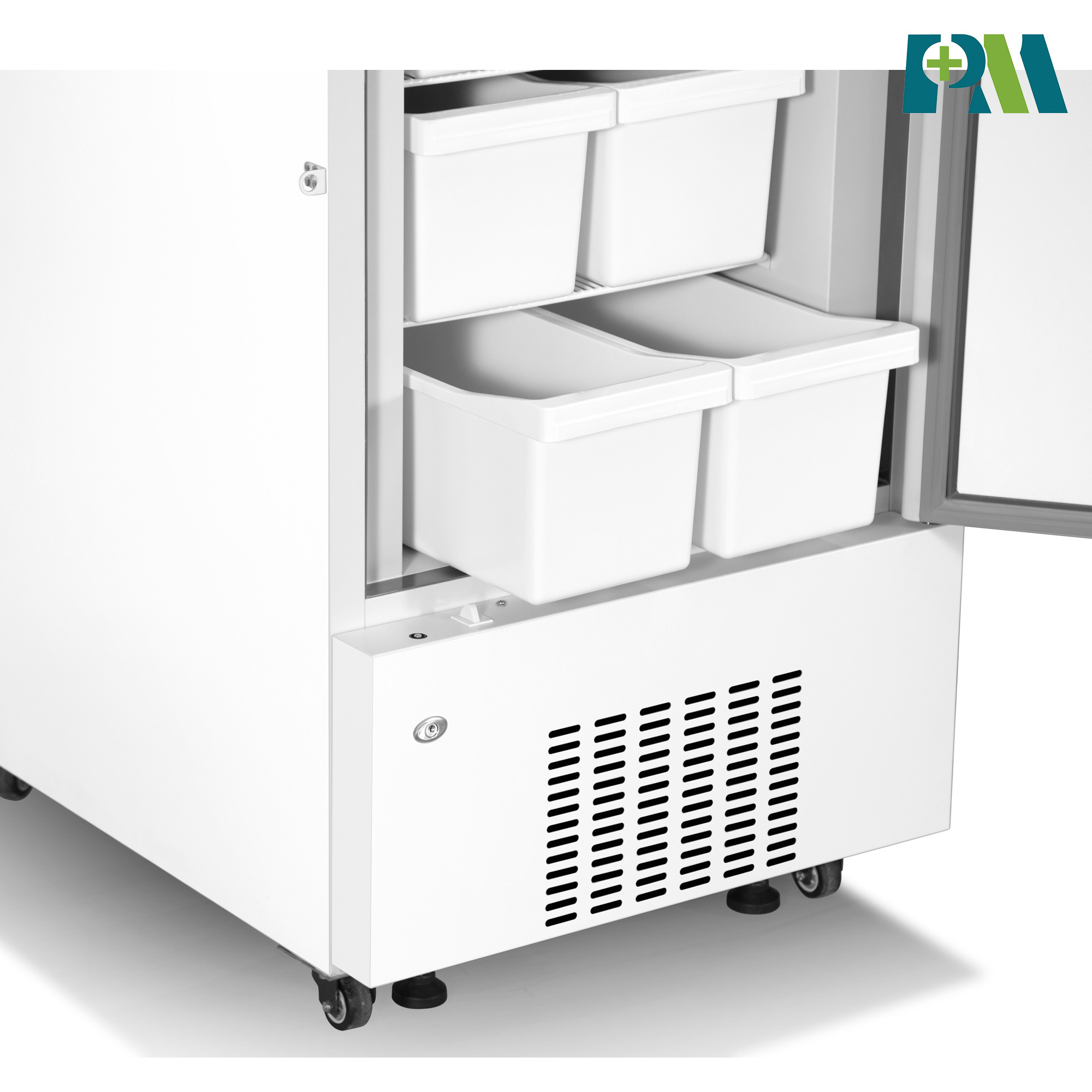 Energy Saving -40 Degrees 368L Steel Combi Medical Refrigerator With Drawers For Vaccine Storage