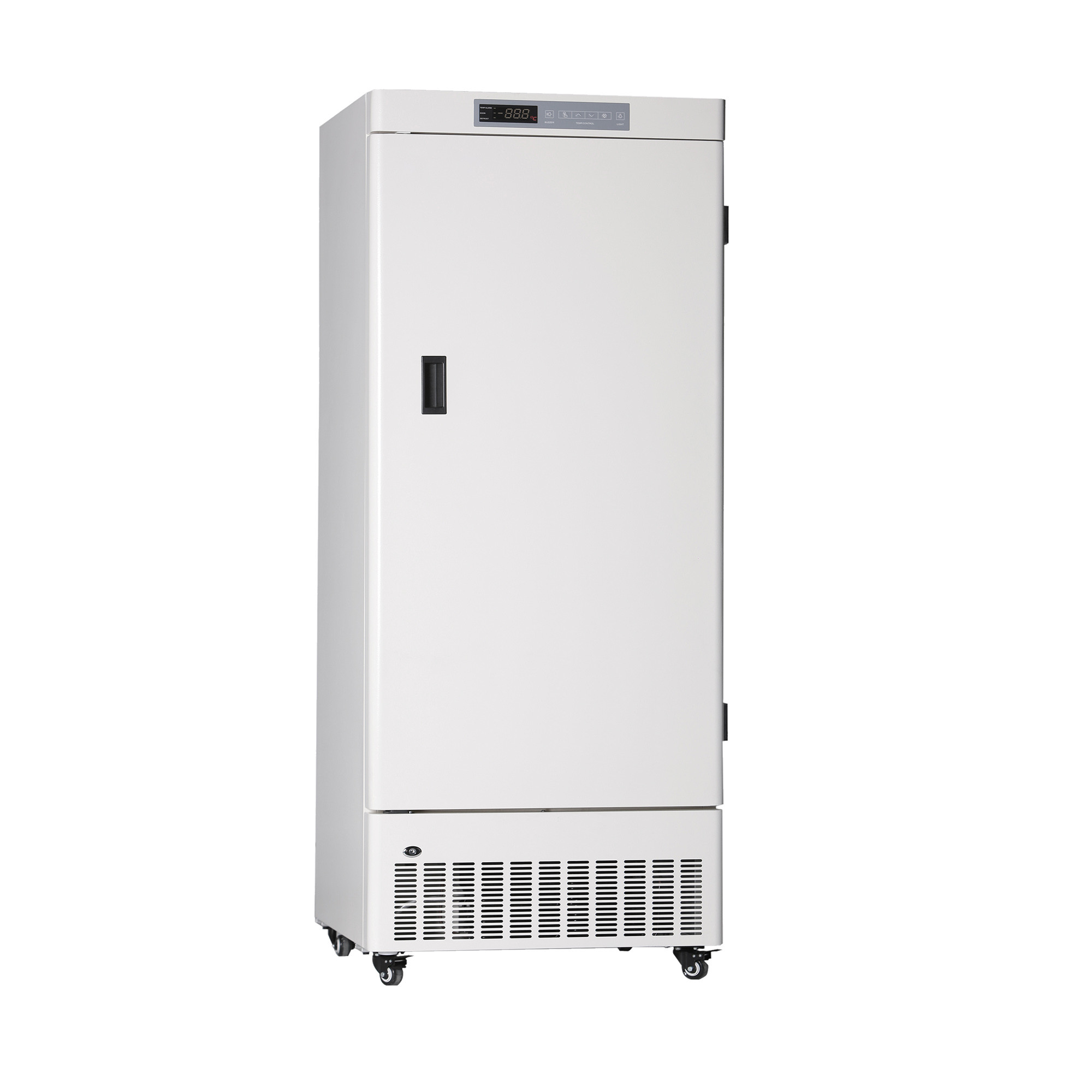 Energy Saving -25 Degrees 328L steel Upright Medical Deep Freezer with PU castors and steel shelves for vaccine storage