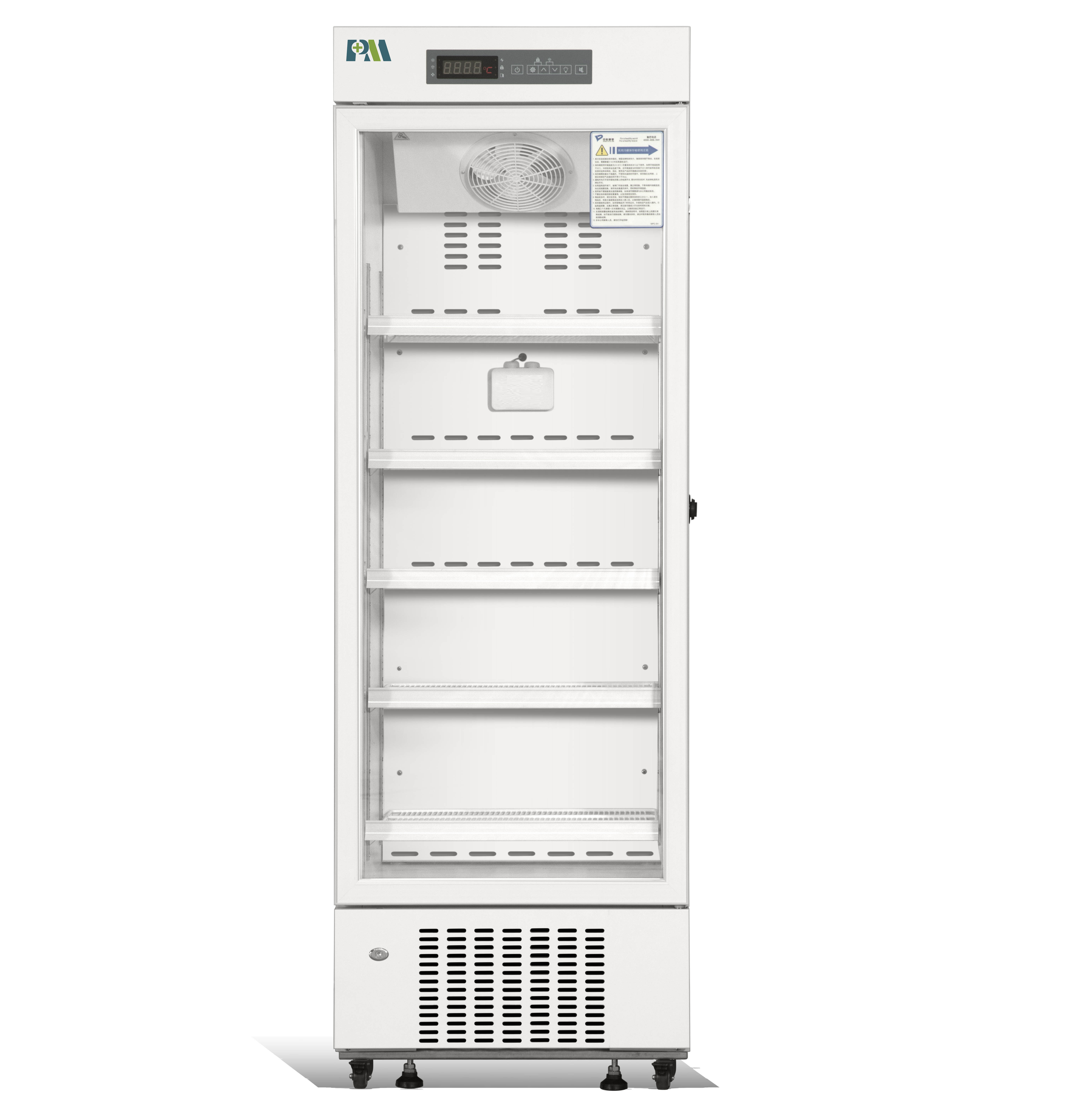 White Sprayed Steel Medical Grade Refrigerator Pharmaceutical 2 To 8 Degree