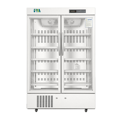 Big Capacity Medical Pharmacy Vaccine Refrigerators With Double High Quality Glass Door