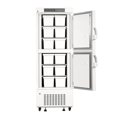 Minus 25 Degrees Double Solid Door Upright Pharmacy Vaccine Refrigerator For Medical Hospital College