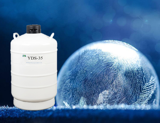 Preserving Active Organisms Cryogenic Liquid Nitrogen Container LN2 Canister Tank