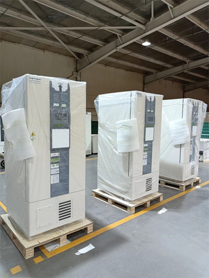 Single Foaming Door Laboratory Super Ultra Low Temperature Freezer With 338 Liters Capacity High Quality