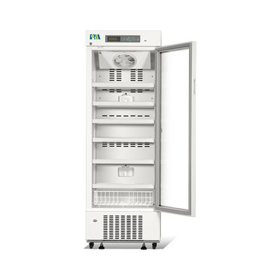 2-8 Degree 312L Large Capacity Pharmaceutical Medical Refrigerator Fridge With Single Glass Door For Vaccine Storage