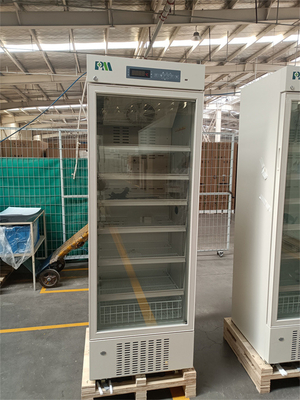 2-8 Degree 312L Large Capacity Pharmaceutical Medical Refrigerator Fridge With Single Glass Door For Vaccine Storage