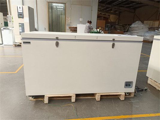 485L Hospital Medical Vaccine Chest Low Temperature Freezer Fridge Cabinet With Top Open Foaming Door