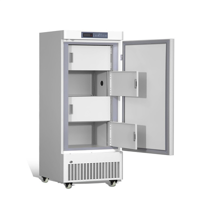 Minus 25 Degree Laboratory Deep Medical Vaccine Freezer Fridge 268 Liter CFC Free For Storage Safety