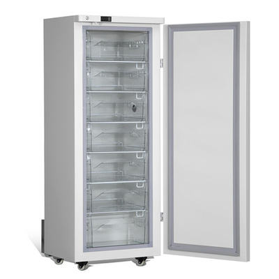 278L Single Solid Door Sprayed Coated Steel Medical Deep Freezer With 7 Drawers