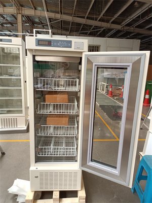 208L Capacity Small Real Forced Air Cooling Blood Bank Refrigerators For Blood Sample Storage