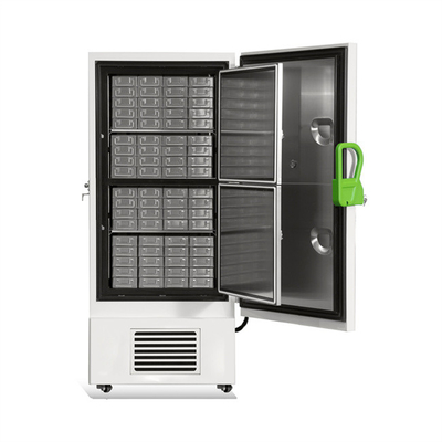 Minus 86 Degrees Dual Cooling Ultra Low Temperature Upright Freezer Fridge For Laboratory