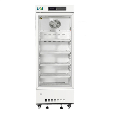 2-8 Degree Spray Coated Steel Vertical Medical Grade Pharmacy Refrigerator 236 Liter