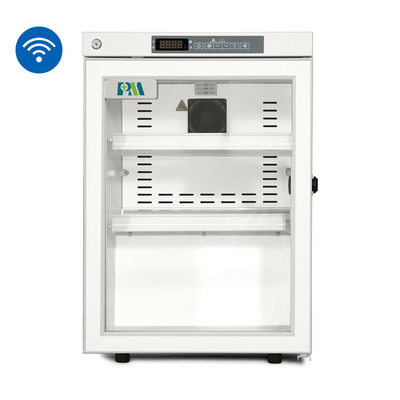 60L Small Medical Laboratory Hospital Refrigerator With Glass Door For Drug Vaccine Storage