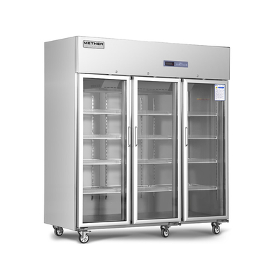 Heating Glass Doors Stainless Steel 304 Pharmacy Medical Refrigerator Used In Hospital Lab