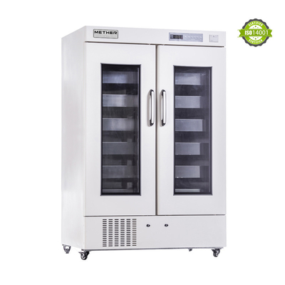Innner Door 2 Blood Bank Refrigerators with Forced -air Cooling and Coated Steel Internal Material
