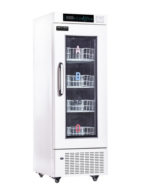 Auto Frost Glass Door 4 Degree 208L Portable Biomedical Blood Bank Refrigerators Fridge