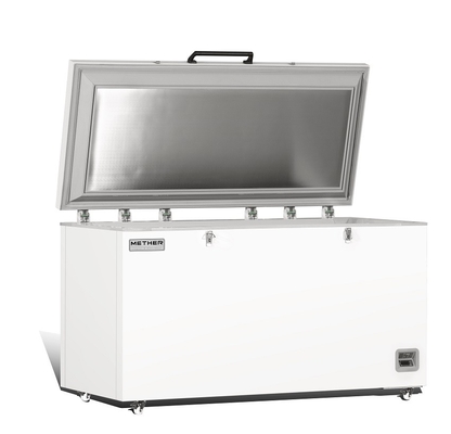 485L Hospital Medical Vaccine Chest Low Temperature Freezer Fridge Cabinet With Top Open Foaming Door