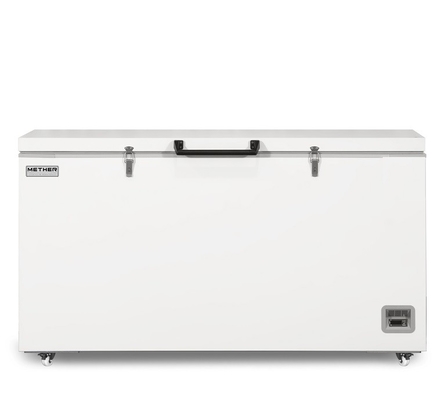 485L Hospital Medical Vaccine Chest Low Temperature Freezer Fridge Cabinet With Top Open Foaming Door