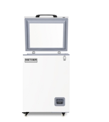Minus 60°C Mini Portable Energy Saving Cryogenic Chest Freezer with Foaming Door