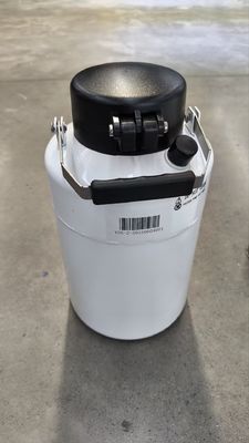 METHER YDS-35-125 Cryogenic Dewar — 35L Liquid Nitrogen Container for Laboratory, Veterinary and Medical Storage