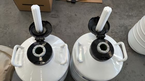 METHER YDS-6 Cryogenic Dewar — 6L Portable Liquid Nitrogen Container for Laboratory and Veterinary Use
