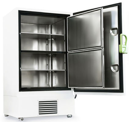 728L Large Capacity Biomedical Ultra Low Temperature Freezer Stainless Steel Shelf