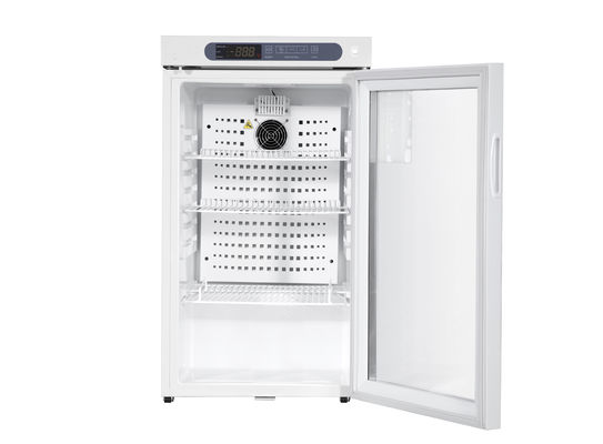 2-8 Degrees 100L Pharmaceutical Medical Freezer with Glass Door For Laboratory Hospital Equipment
