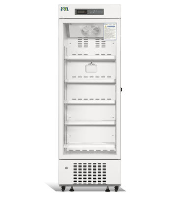 316L Single Glass Door Vertical Pharmacy Medical Refrigerator for Drugs Storage
