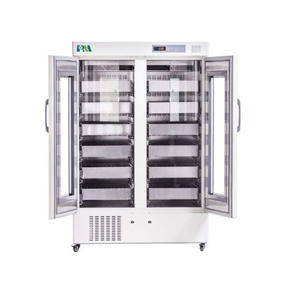 304 Stainless Steel Inner Chamber 1008L Capacity Blood Bank Refrigerator For Blood Sample Storage