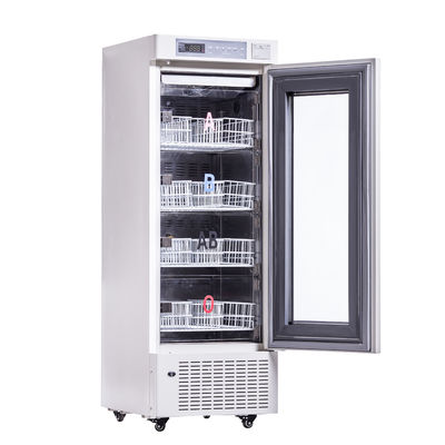 208L Mini Small Capacity Biomedical Blood Storage Refrigerator Real Forced Air Cooling