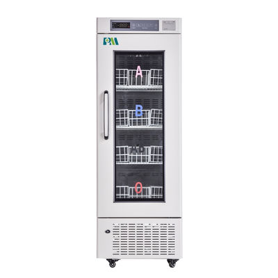 208L Capacity Real Forced Air Cooling Blood Bank Refrigerators For Blood Products Storage