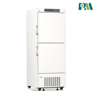 Minus 40 Degrees 358L Sprayed steel Upright Medical Deep Freezer with Two Foaming Door for vaccine storage