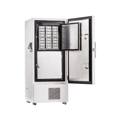 408 Liters Cryogenic Vaccine Cabinet Ultra Low Temperature Freezer Auto Cascade Cooling System For Lab Hospital