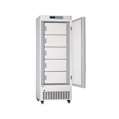 Energy Saving -40 Degrees 328L steel Upright Medical Deep Freezer with steel shelves for vaccine storage