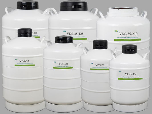 White Color YDS-35-210 Liquid Nitrogen Cryogenic Tank 100L