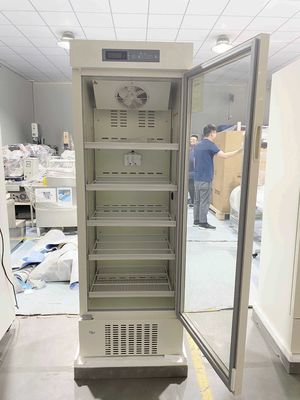 Microprocessor Control 316L Pharmacy Medical Refrigerator with Single Glass Door Auto Frost High Quality