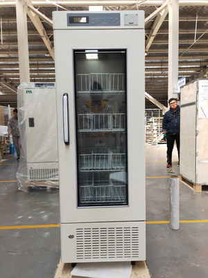 4 Degree PROMED Real Forced Air Cooling Blood Freezers 208 Liters With Heater For Hospital Laboratory Equipment
