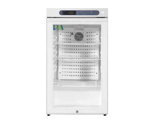 Laboratory Medical Pharmacy Grade Freezer 2-8 Degree Upright With Glass Door