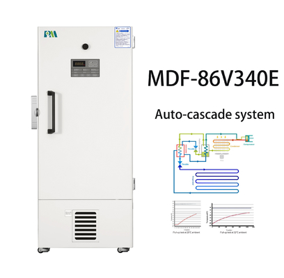 Auto Cascade Cooling System Biomedical Ultra Low Lab Freezer For Vaccine Medical Equipment